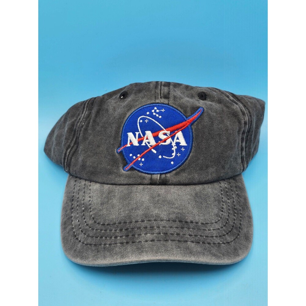 NASA Insignia Embroidered Pigment Dyed Cap Adjustable Hat NWT